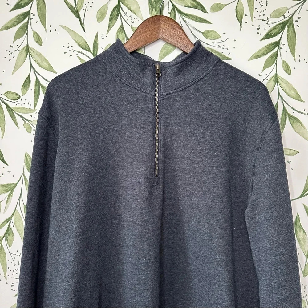 Tailor Vintage 1/4 Zip Pullover. XL. Navy.